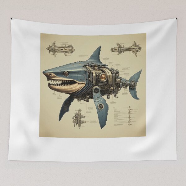Item preview, If Shark Be Machine  designed and sold by Janiesandolp.