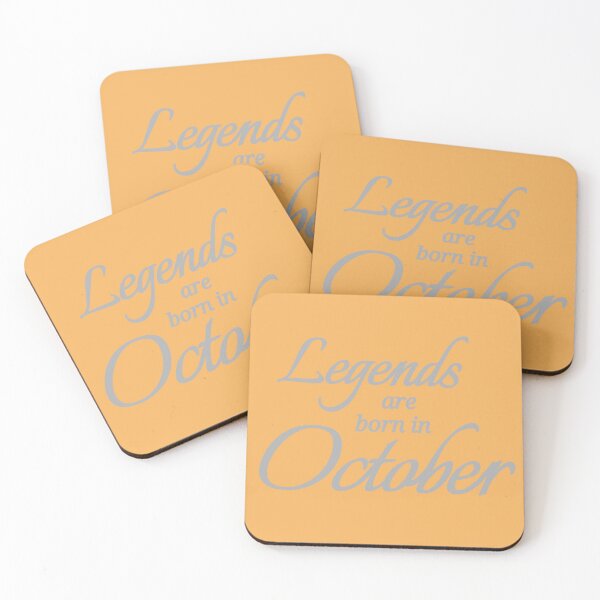 Item preview, Legends Are Born In October designed and sold by Urban Anomaly.