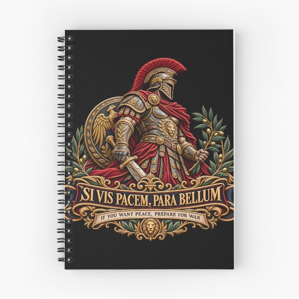 Item preview, Si Vis Pacem Para Bellum Roman Warrior – If You Want Peace Prepare for War Latin Motto designed and sold by Emoji Emblems.