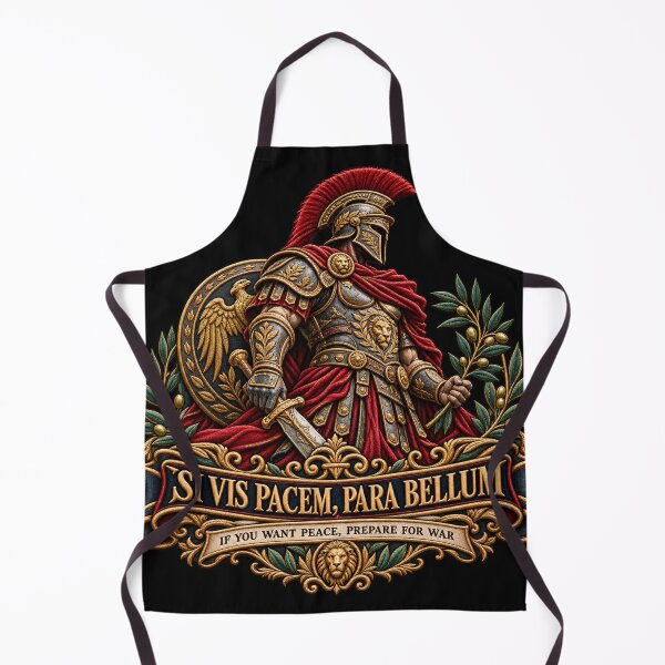 Item preview, Si Vis Pacem Para Bellum Roman Warrior – If You Want Peace Prepare for War Latin Motto designed and sold by Emoji Emblems.