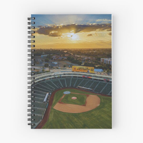 Item preview, Oakland Coliseum Sunset - Catch the Excitement Oil Painting designed and sold by BlueBerry45.