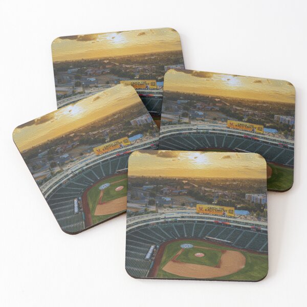 Item preview, Oakland Coliseum Sunset - Catch the Excitement Oil Painting designed and sold by BlueBerry45.