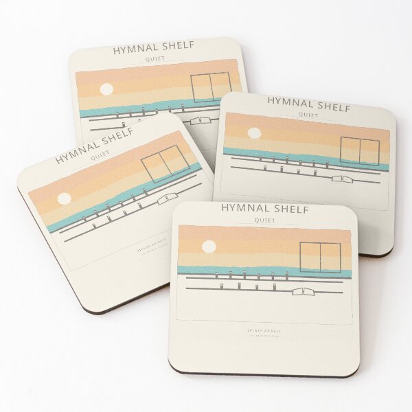 Item preview, Hymnal Shelf Quiet Shirt designed and sold by T4C Tees.