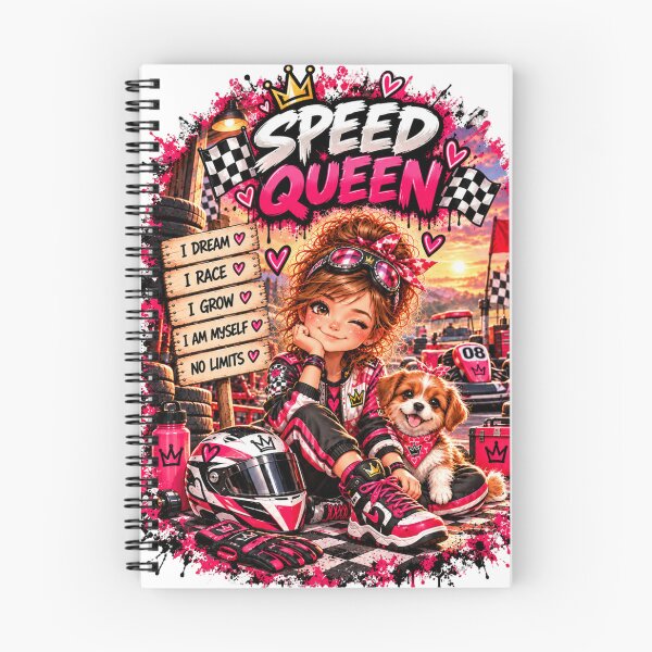 Item preview, Speed Queen – Little Racing Girl designed and sold by MONIKA08 DESIGN.
