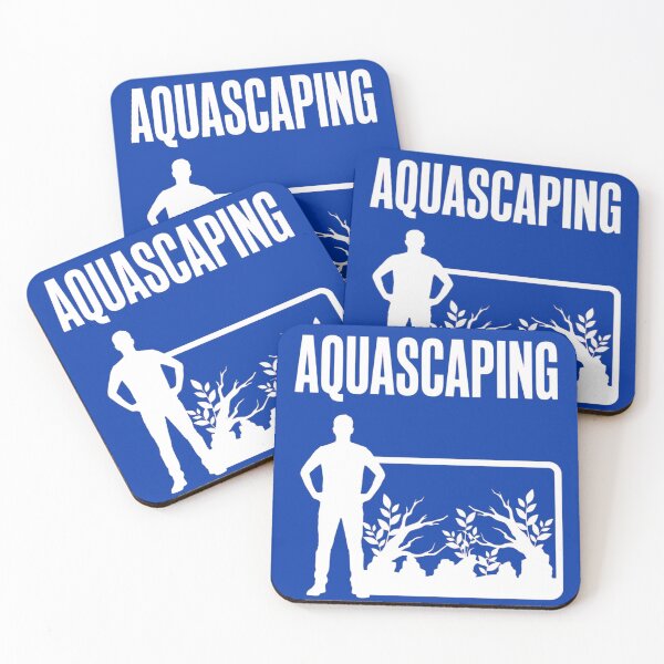 Item preview, Aquascaping - Minimalist White Silhouette - Distinguished Aquascape Master and Planted Tank designed and sold by Ibrahimhema5.