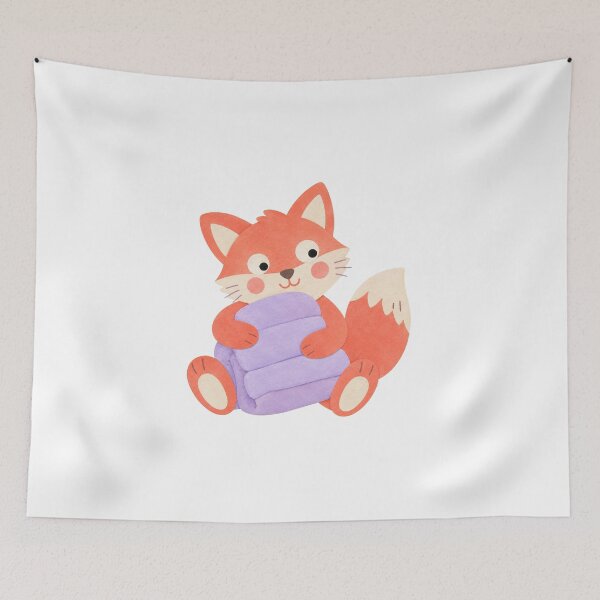 Item preview, Fox with a Folded Quilt designed and sold by The-Art-of-D.