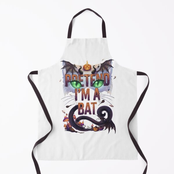 Item preview, Pretend I'm A Bat Lazy Halloween Costume Spooky Cat  designed and sold by Retro Whiskers.
