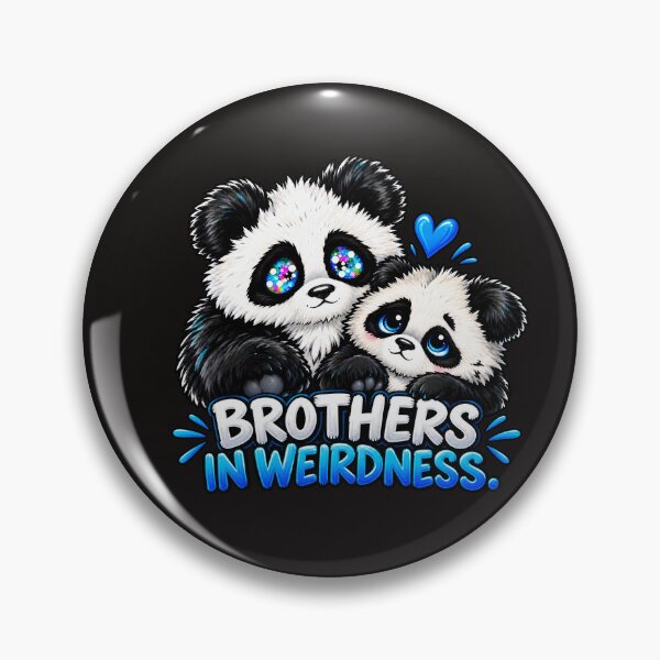 Item preview, Bam Bam & Rocky — Brothers in Weirdness Panda designed and sold by Shadoe-gallery.