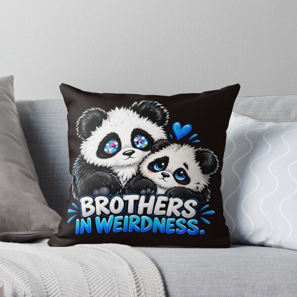 Item preview, Bam Bam & Rocky — Brothers in Weirdness Panda designed and sold by Shadoe-gallery.