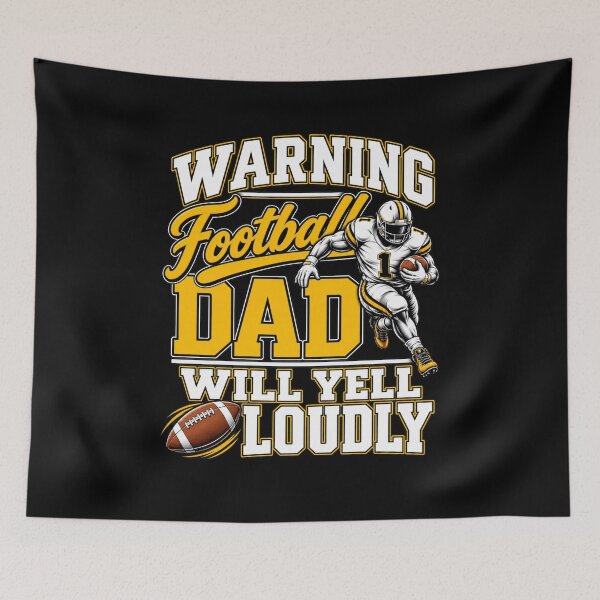 Item preview, Football Dad Funny Father Son Game Day Football Fan T-Shirt designed and sold by Trendably.