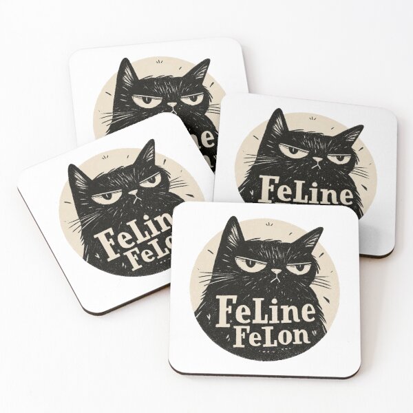 Item preview, Feline Felon Angry Cat Cute Tough Guy Cat Lover Pop Culture Art designed and sold by Ignorant-Artist.
