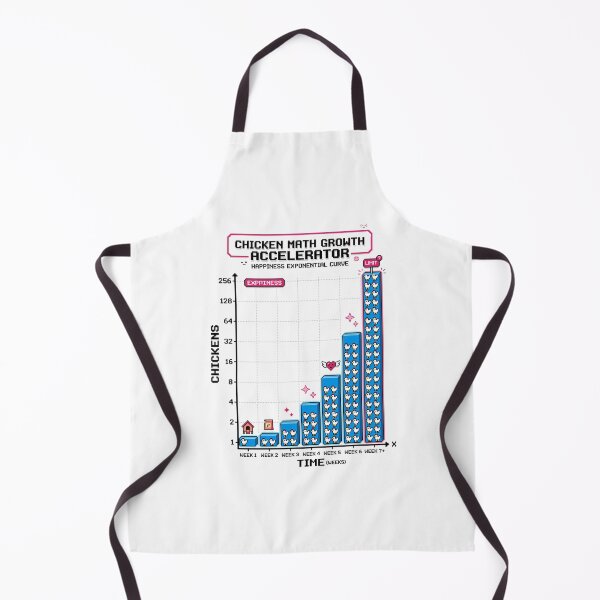 Item preview, Chicken Math: The Happiness Curve designed and sold by artistastshirt.