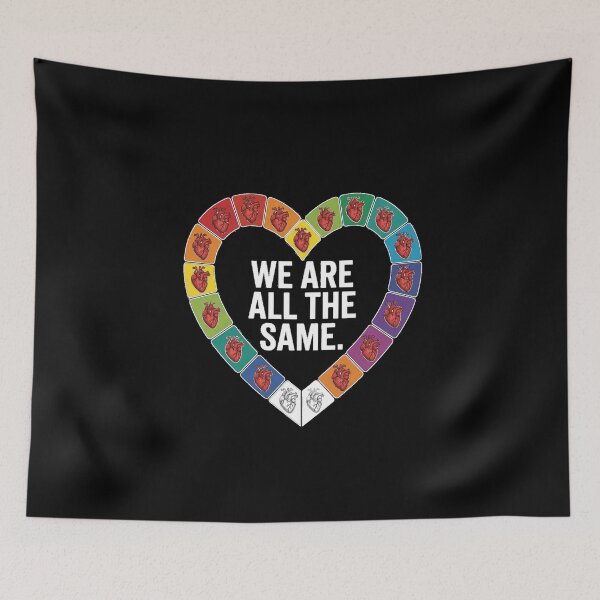Item preview, Anti Discrimination Anatomical Heart Design - Equality We Are All The Same  designed and sold by AgdBol.