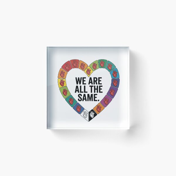 Item preview, Copy of Anti Discrimination Anatomical Heart Design - Equality We Are All The Same  designed and sold by AgdBol.
