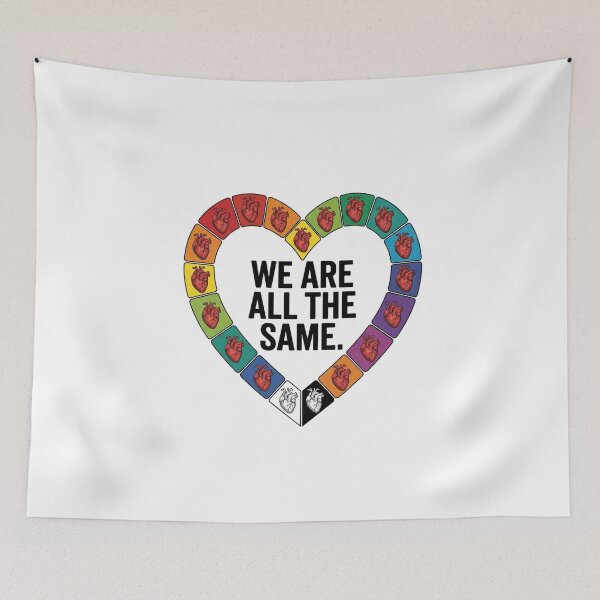 Item preview, Copy of Anti Discrimination Anatomical Heart Design - Equality We Are All The Same  designed and sold by AgdBol.