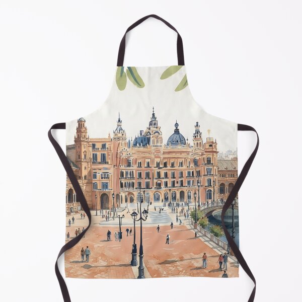 Item preview, Seville Plaza de España Art Print – Spain Travel Wall Art designed and sold by POSTERIOCREW.