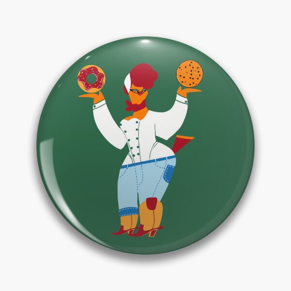 Item preview, American pastry chef hen designed and sold by UVAART.