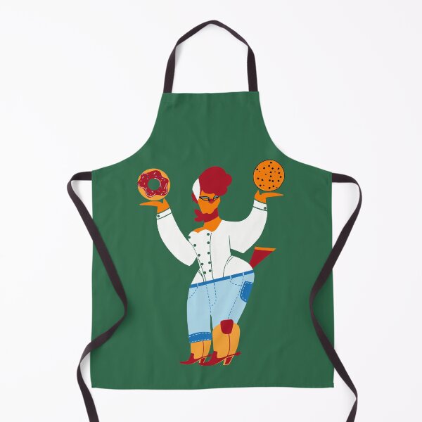 Item preview, American pastry chef hen designed and sold by UVAART.