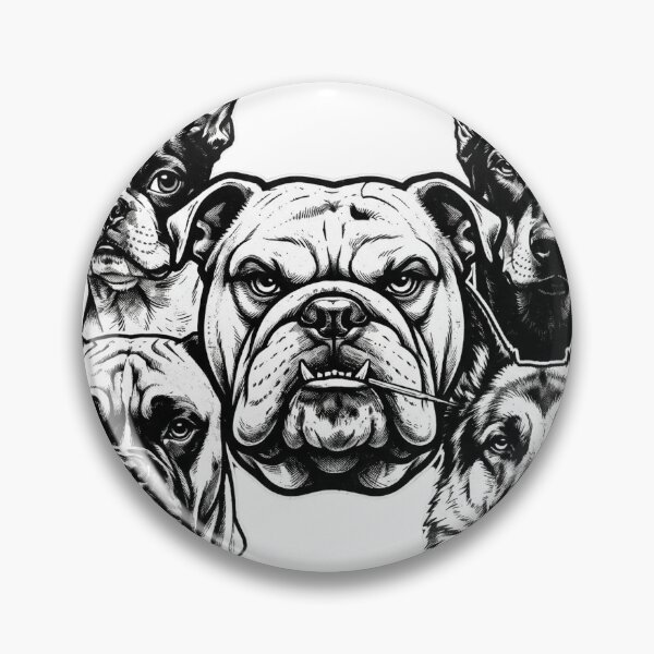 Item preview, Five Bulldogs Guard Dogs Pack Art designed and sold by EZONEEE.