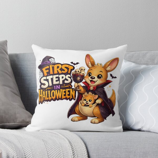 Item preview, First Steps Into Halloween – Cute Vampire Kangaroo Cartoon Design designed and sold by HoMya.