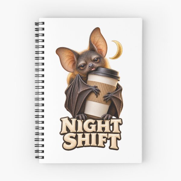 Item preview, Night Shift Coffee Bat designed and sold by TrendTribeTP.