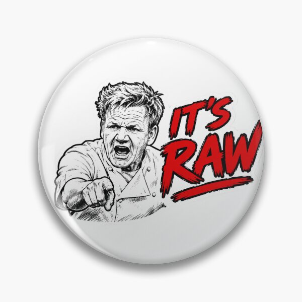 Item preview, It’s Raw Gordon Ramsay designed and sold by 816-Stickers.