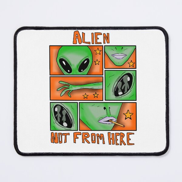 Item preview, alien not from here-retro comic art designed and sold by pionartda.