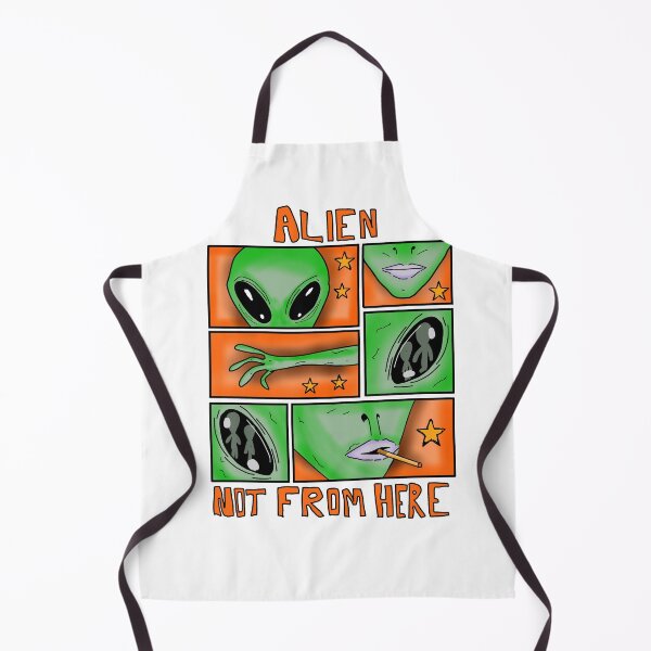 Item preview, alien not from here-retro comic art designed and sold by pionartda.