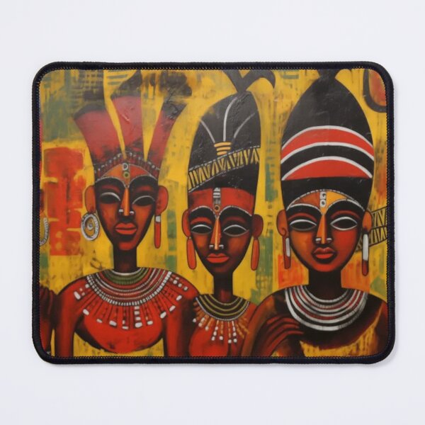 Item preview, Cameroon African Heritage Art – Bold Afrocentric Portrait designed and sold by GSizzle1.
