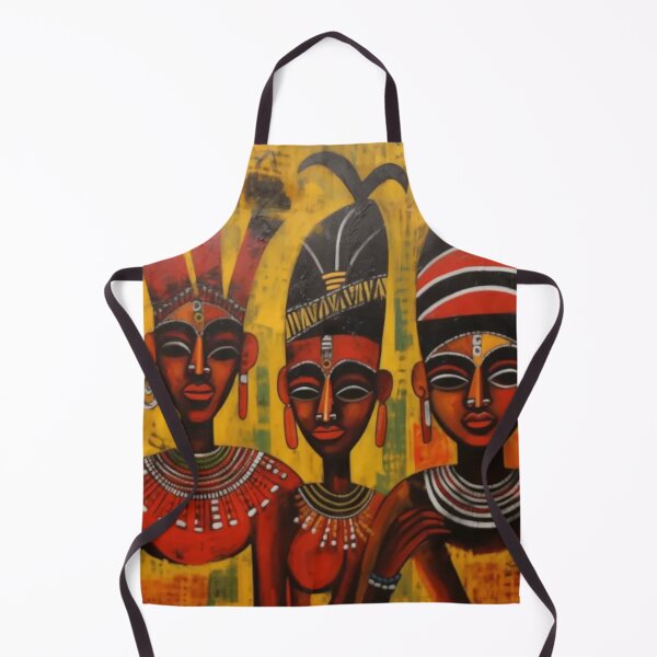 Item preview, Cameroon African Heritage Art – Bold Afrocentric Portrait designed and sold by GSizzle1.