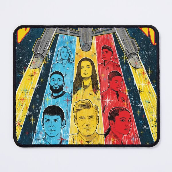 Item preview, Starfleet Sci-Fi Space Exploration: Retro USS Enterprise Silhouette and Live Long and Prosper Fan Art designed and sold by benja-08.