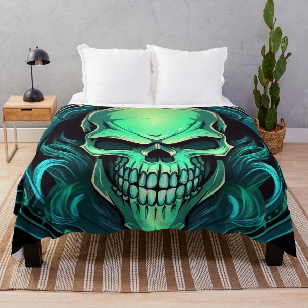Item preview, plant skull designed and sold by SketchyBeasts.