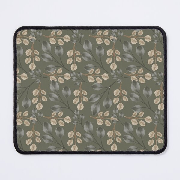 Item preview, Botanical Foliage Muted Sage Olive Gray Seamless Pattern Art designed and sold by ​Jyoti Digital Artist.