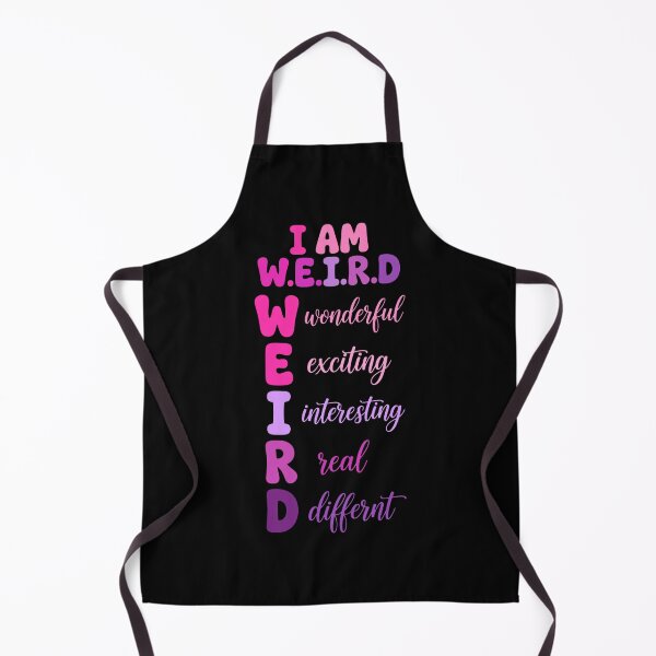 Item preview, I Am W.E.I.R.D Shirt - Wonderful Exciting Interesting Real Different Pink designed and sold by Vibe-Vary.