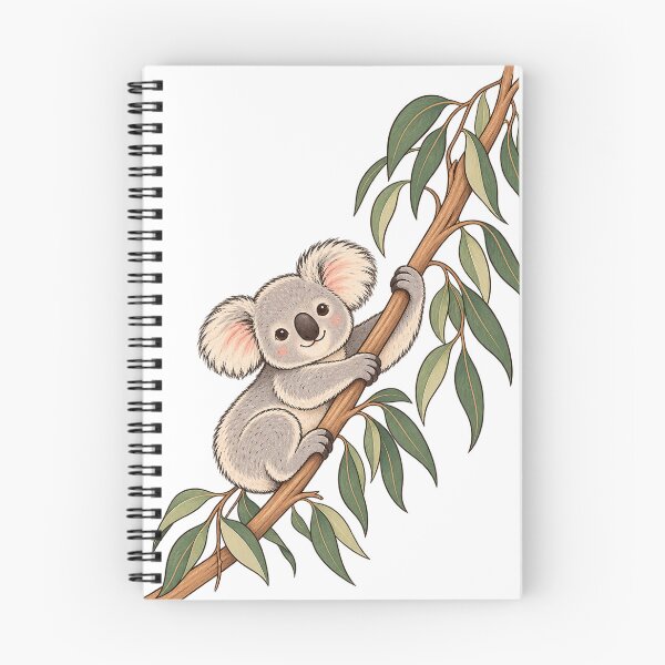 Item preview, Koala Climbing Eucalyptus Branch designed and sold by Doodle Souq.