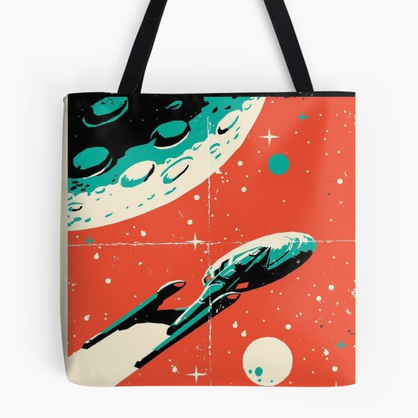 Item preview, Starfleet Sci-Fi Space Exploration: Retro USS Enterprise Silhouette and Live Long and Prosper Fan Art designed and sold by benja-08.