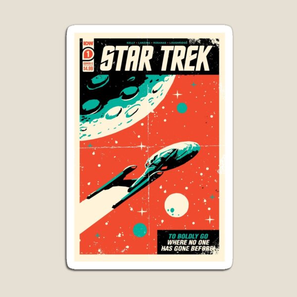 Item preview, Starfleet Sci-Fi Space Exploration: Retro USS Enterprise Silhouette and Live Long and Prosper Fan Art designed and sold by benja-08.
