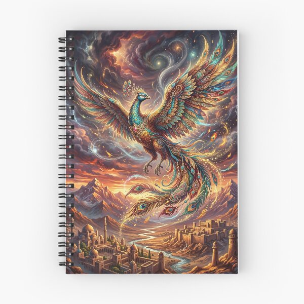 Item preview, Majestic Simurgh Soaring Over a Persian City designed and sold by Lucid Dream Pixel.