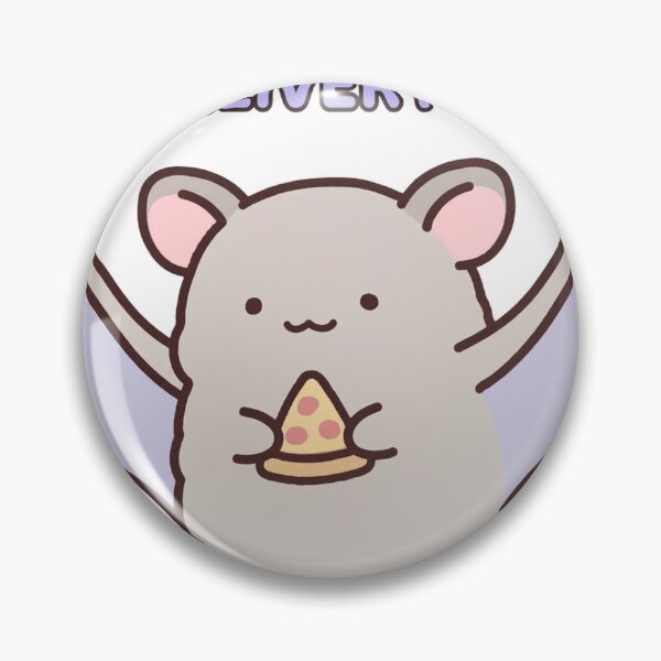 Item preview, Cute Chibi Sugar Glider Pizza Slice Express Delivery Sticker designed and sold by xiaoxiaochibi.
