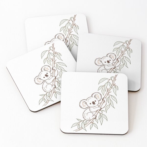 Item preview, Koala Climbing Eucalyptus Branch designed and sold by Doodle Souq.