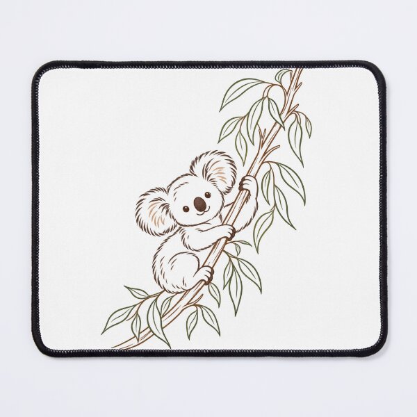 Item preview, Koala Climbing Eucalyptus Branch designed and sold by Doodle Souq.