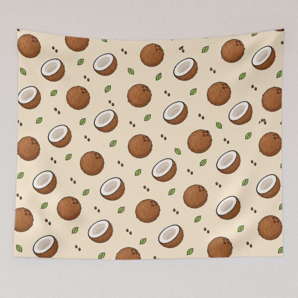 Item preview, Cute Coconut Fruit designed and sold by mycute-stickers.