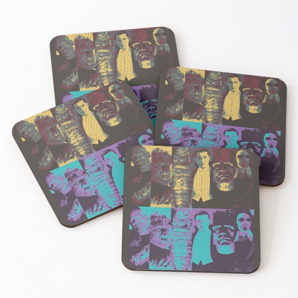 Item preview, Classic Monsters Fan Pop-Art Collage designed and sold by Cathedral of Curiosity.