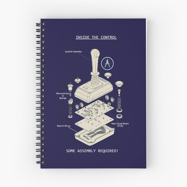 Item preview, White Joystick Blueprint Technical Schematic designed and sold by The Blueprint Archive.