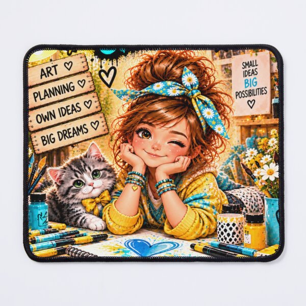 Item preview, Creative Girl – Imagine, Create, Dream designed and sold by MONIKA08 DESIGN.