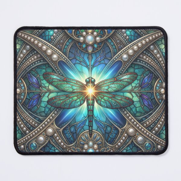 Item preview, Art Nouveau Mosaic Dragonfly designed and sold by Frackxion.