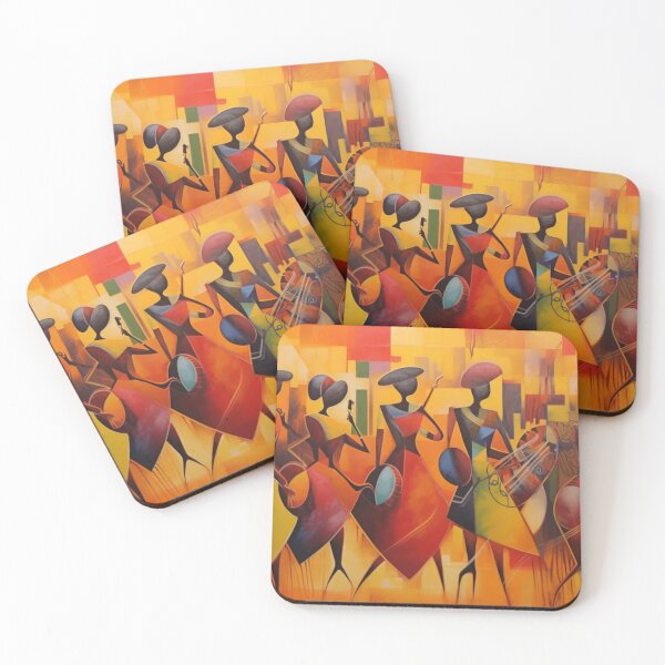 Item preview, Zambian Women Abstract Art – Vibrant African Heritage designed and sold by GSizzle1.