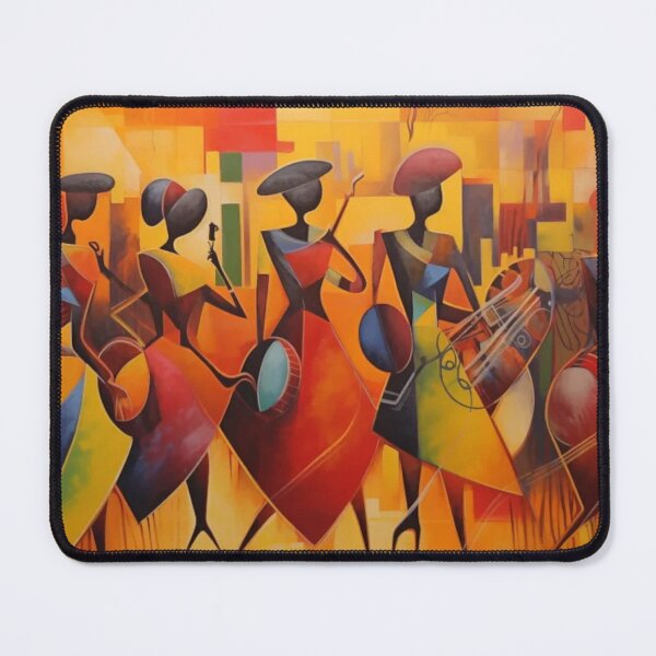 Item preview, Zambian Women Abstract Art – Vibrant African Heritage designed and sold by GSizzle1.