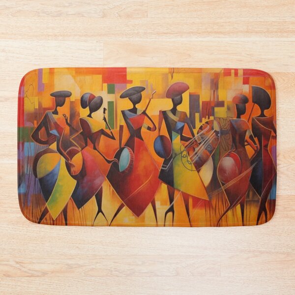 Item preview, Zambian Women Abstract Art – Vibrant African Heritage designed and sold by GSizzle1.