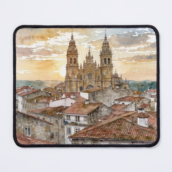 Item preview, Saint James of Compostela seen from the rooftops designed and sold by jefboutique6150.